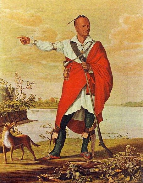 William Berczy Oil portrait of Joseph Brant